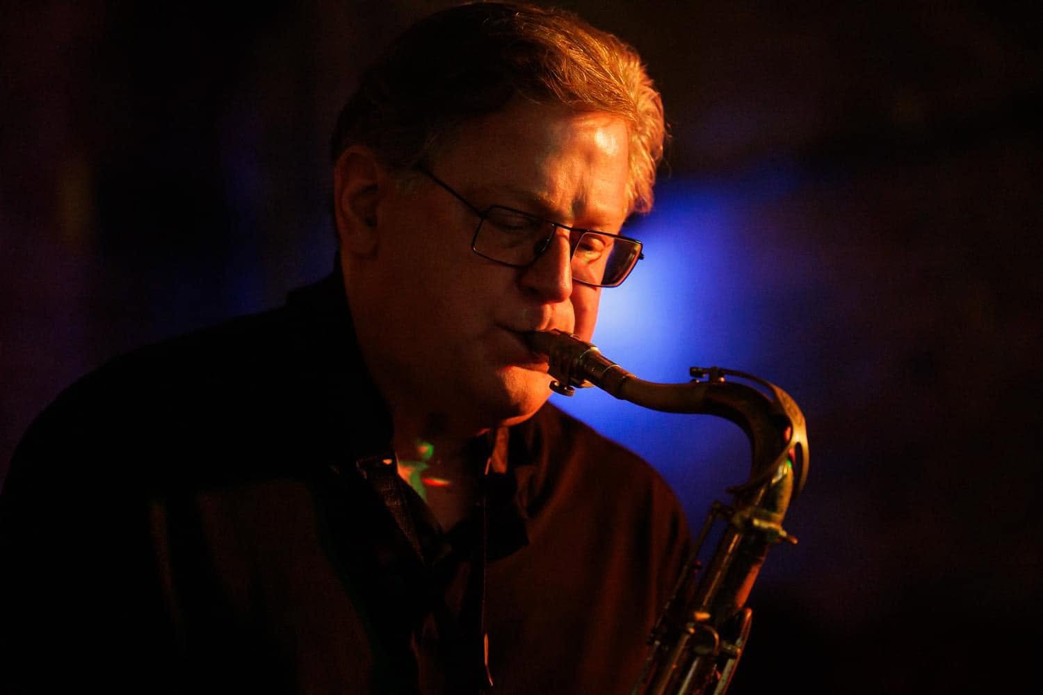 Steve Griggs at Seattle Jazz Fellowship by Jim Levitt